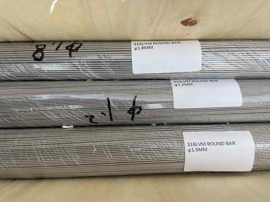 Material 316LVM Stainless Steel ASTM F138 Round Bars And Wires