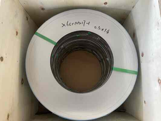 Steel Strip 1.4113 X6CrMo17-1 Cold Rolled Annealed AISI 434 UNS S43400