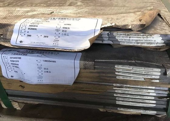 EN 1.4003 Hot Rolled Stainless Steel Plates UNS S41003 Sheets