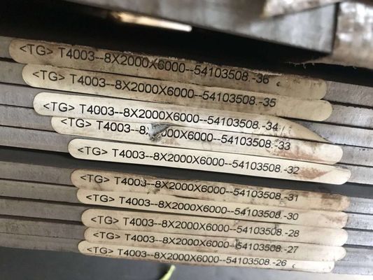 EN 1,4003 UNS S41003 καυτά - κυλημένα πιάτα ανοξείδωτου (φύλλα)